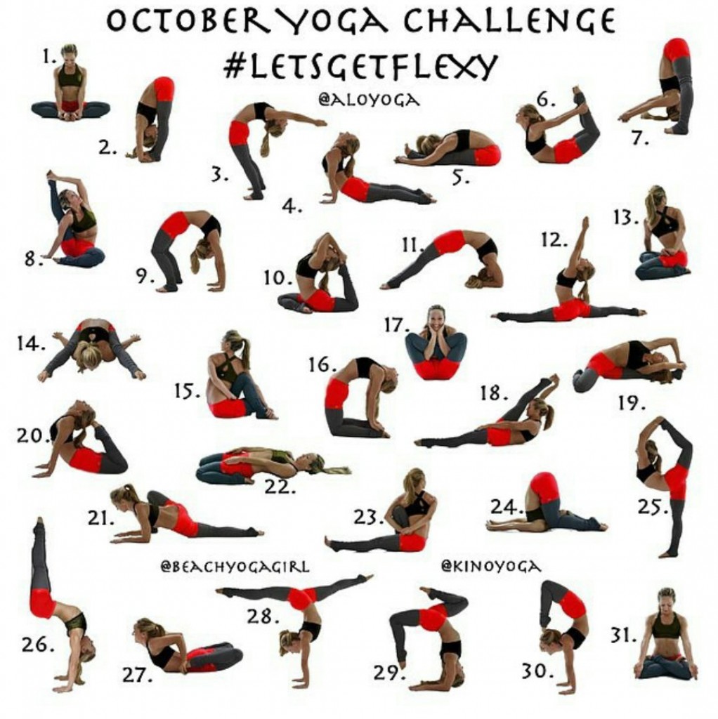 October Yoga Challenge Let S Get Flexy And New Yoga
